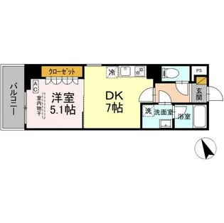 GRAND VILLAGE【6階】の間取り