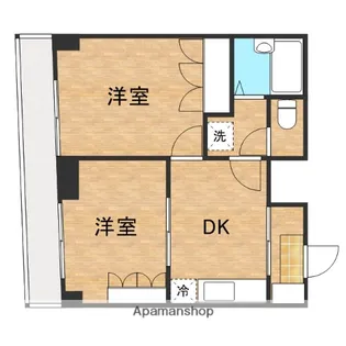 ベイステート安間【10階】の間取り
