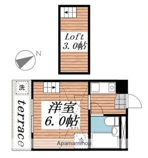 ジュネパレス津田沼第20【1階】の間取り