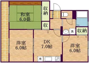 ドミトリー西船【2階】の間取り