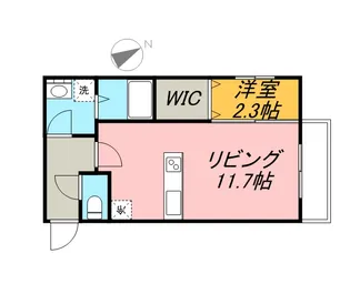 コンフォートN.妙典【2階】の間取り