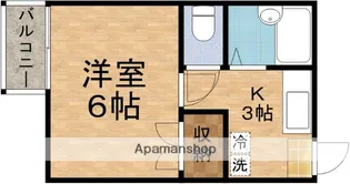 パールメゾンⅡ【203号室】の間取り