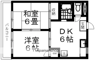 千葉県船橋市本町5丁目【マンション】の間取り