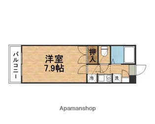 トキコーポB棟【1階】の間取り
