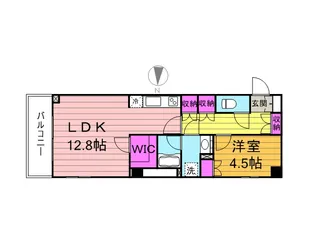 パークキューブ亀戸【8階】の間取り