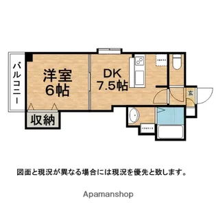 千葉県船橋市本町2丁目【マンション】の間取り