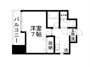 ヤサカハイム市川【1階】の間取り