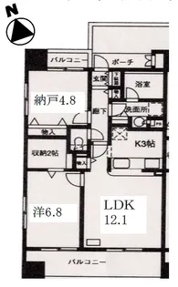 フェリシア【8階】の間取り