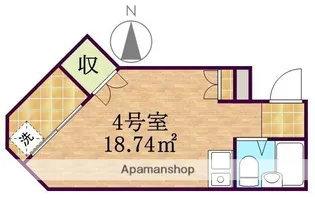 ロワイヤル中山【304号室】の間取り