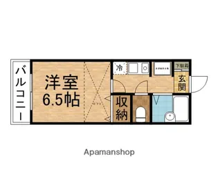 メゾンプロシード【2階】の間取り