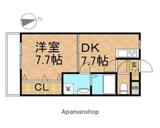 AKマンション【2階】の間取り