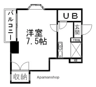 プランタンビル【4-C号室】の間取り