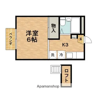 MAハイツ【201号室】の間取り
