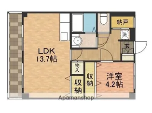 ドミール瑞來【3階】の間取り
