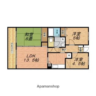 ベルウッド宮久保【2階】の間取り