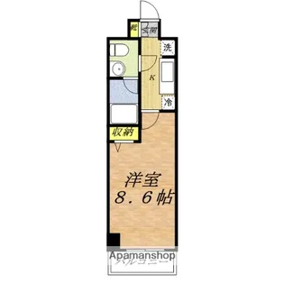 ミェーレ船橋【901号室】の間取り