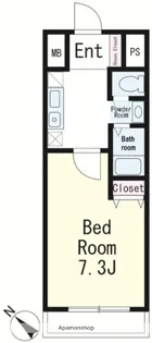 フレア堀江【603号室】の間取り