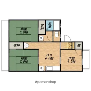 サンハイツⅡ【2階】の間取り