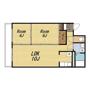 メゾンゆり【3階】の間取り