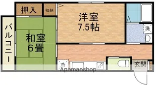 カナスギハウス【2階】の間取り