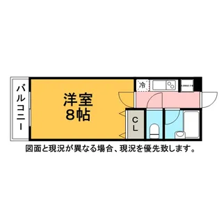 グランビスタ参番館【1階】の間取り