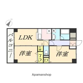 グレースコート妙典【6階】の間取り