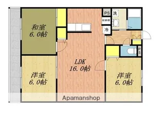 メゾン・ド・シャルマン【303号室】の間取り