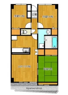 アルデール【4階】の間取り