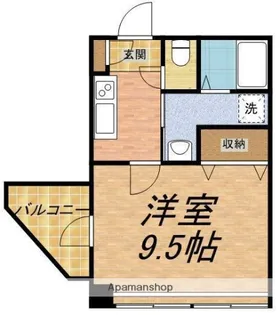 メルヴェイユKY【901号室】の間取り
