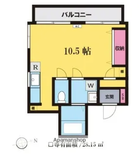 シャイレンドラパレス【4階】の間取り