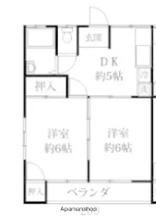 福栄ハイム【203号室】の間取り