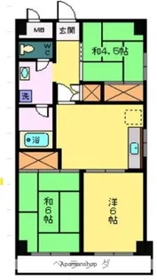 アミカル高橋【1階】の間取り