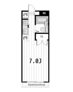 BEATLES SQUARE【106号室】の間取り
