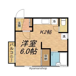 すばるM【201号室】の間取り
