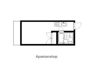 パシフィックコーポⅡ【102号室】の間取り