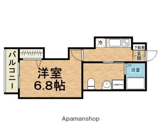 SOLEIL【201号室】の間取り