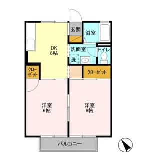 マノワール平松【1階】の間取り
