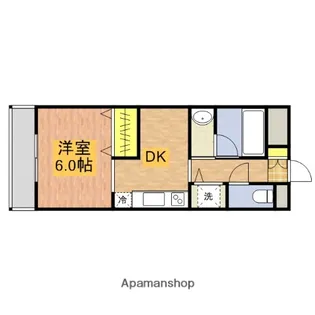 メゾンラフィーネ【103号室】の間取り