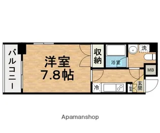 S−FORT船橋本町【9階】の間取り
