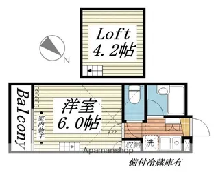 ジュネパレス松原A【2階】の間取り