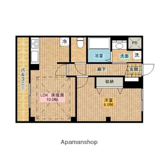 ロイヤルパレス市川【3階】の間取り