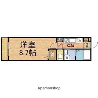 プリムコート【1階】の間取り