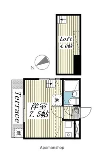 ジュネパレス船橋第53【1階】の間取り