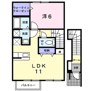 ザイテベルクⅡ【2階】の間取り