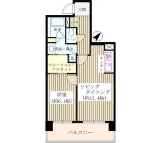 イルジェールヴィラ【4階】の間取り