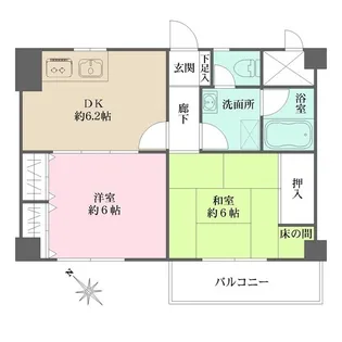 コープサンコー【3階】の間取り