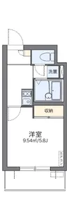 レオパレスオゥル【4階】の間取り