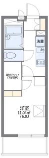 レオパレスシャルール【2階】の間取り