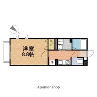 MAYレジデンス【105号室】の間取り