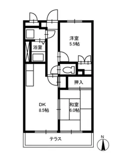 アーバンス・K【3階】の間取り
